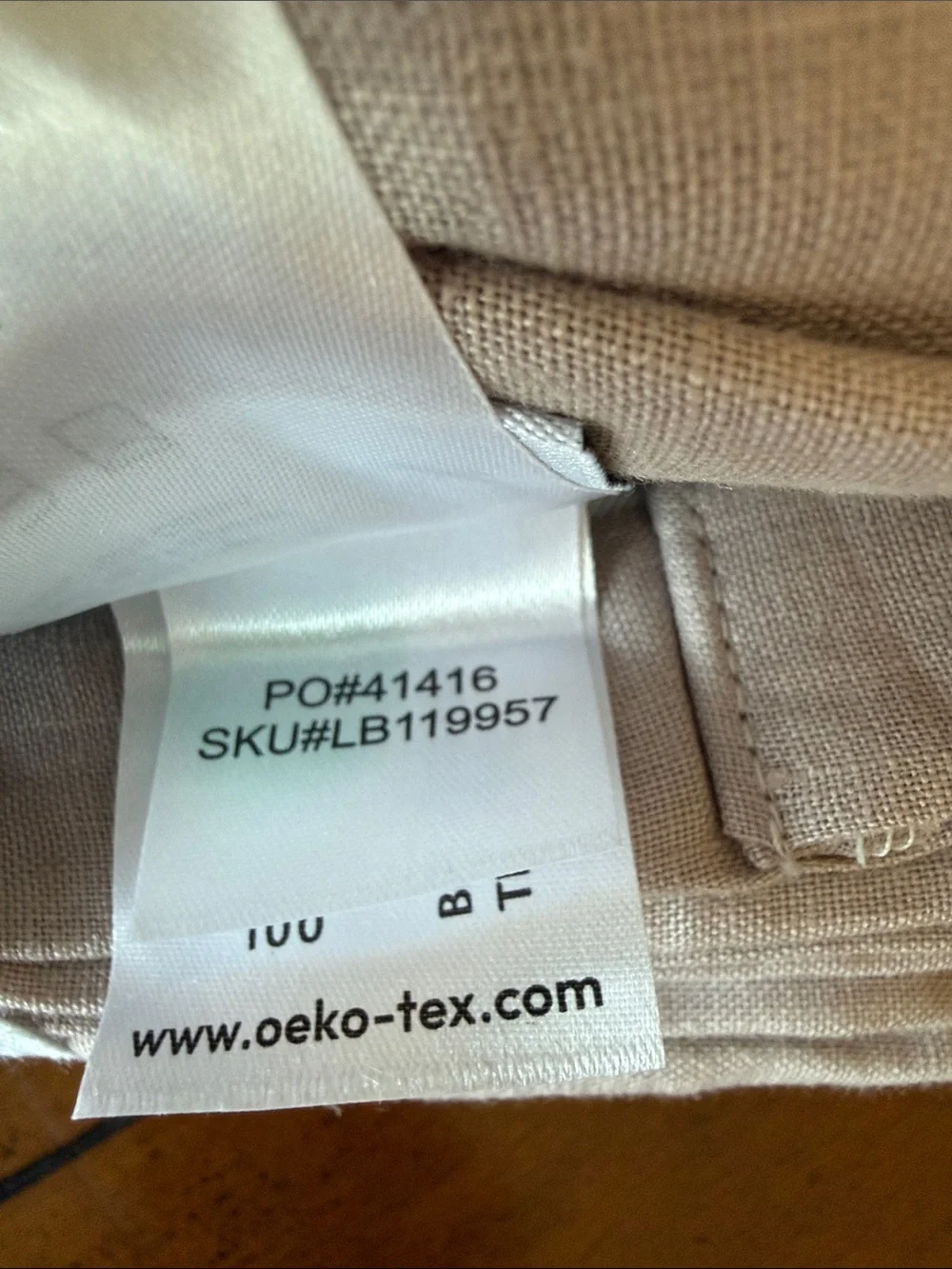 Quince European Linen Room Darkening Curtain Rose Quartz 96x108 (117)